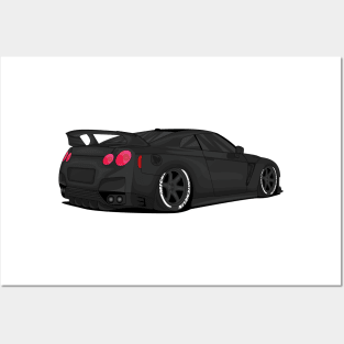 GTR BLACK Posters and Art